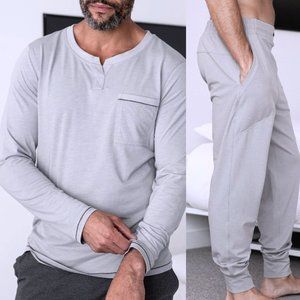 NEW Lahgo by Lunya Restore Jogger & long sleeve henley